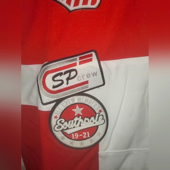 : * New South Pole BASEBALL Jersey Sz XL V-neck vintage retro style hip hop - Picture 13 of 13